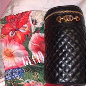 Gucci || Zumi Cylindrical Belt Bag Quilted Leather